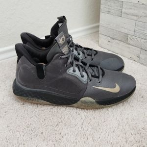 Nike KD Trey 5 VII Dark Grey Metallic Gold Basketball Sneakers